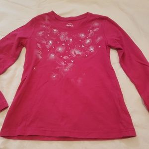 Pink Long Sleeve Blouse for Girls